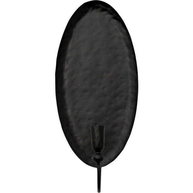 Inine wall candlestick 17X40 cm. Black