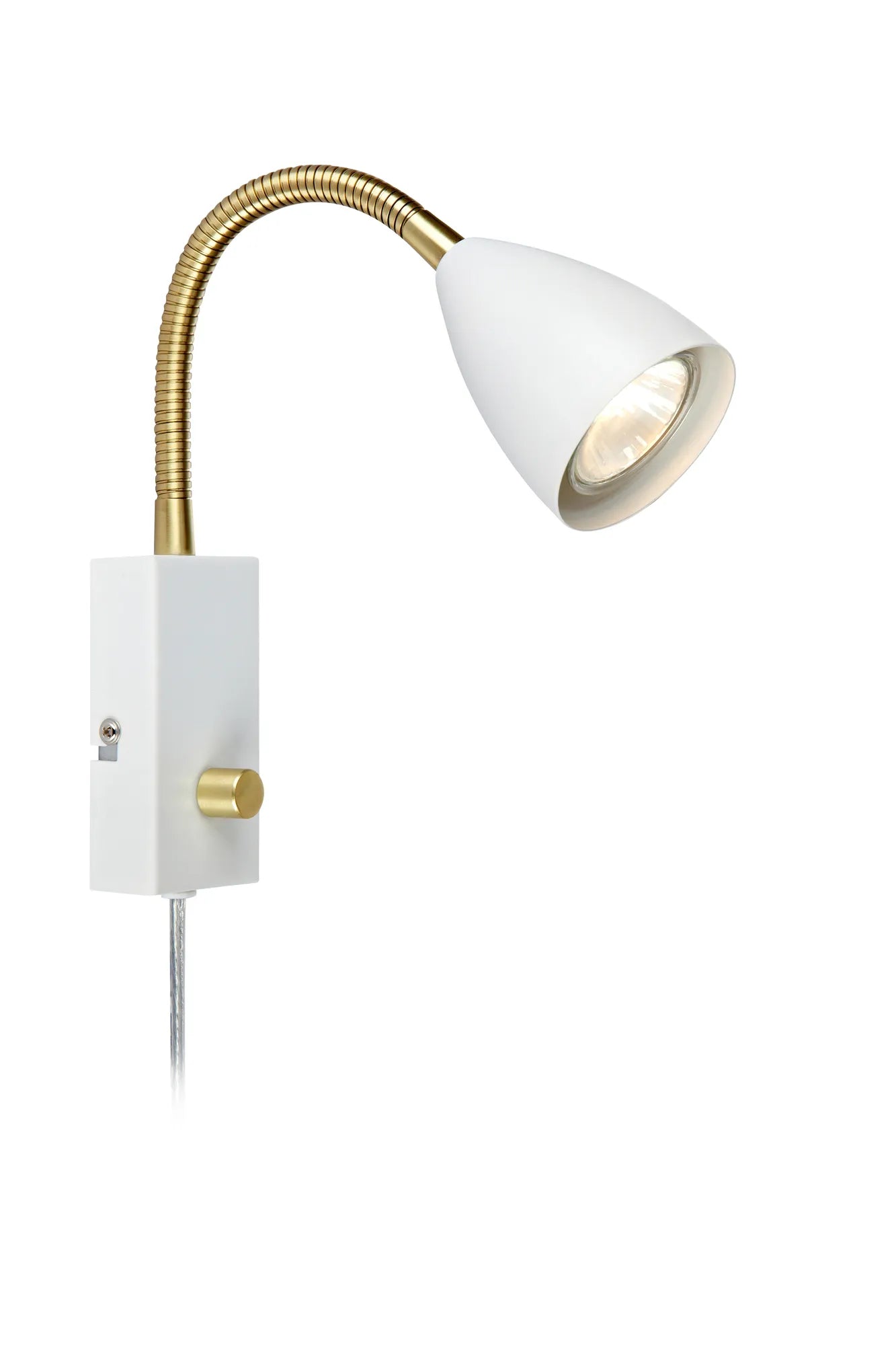 CIRO Wall 1L Flex White/Brass