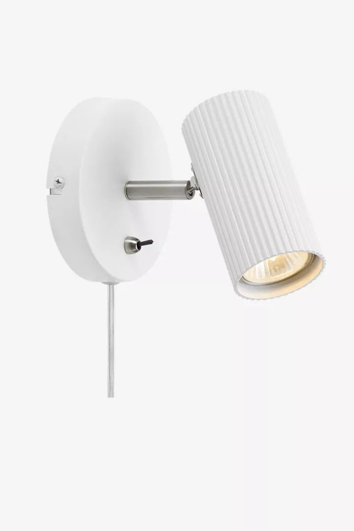 COSTILLA Wall 1L White/Satin Nickel