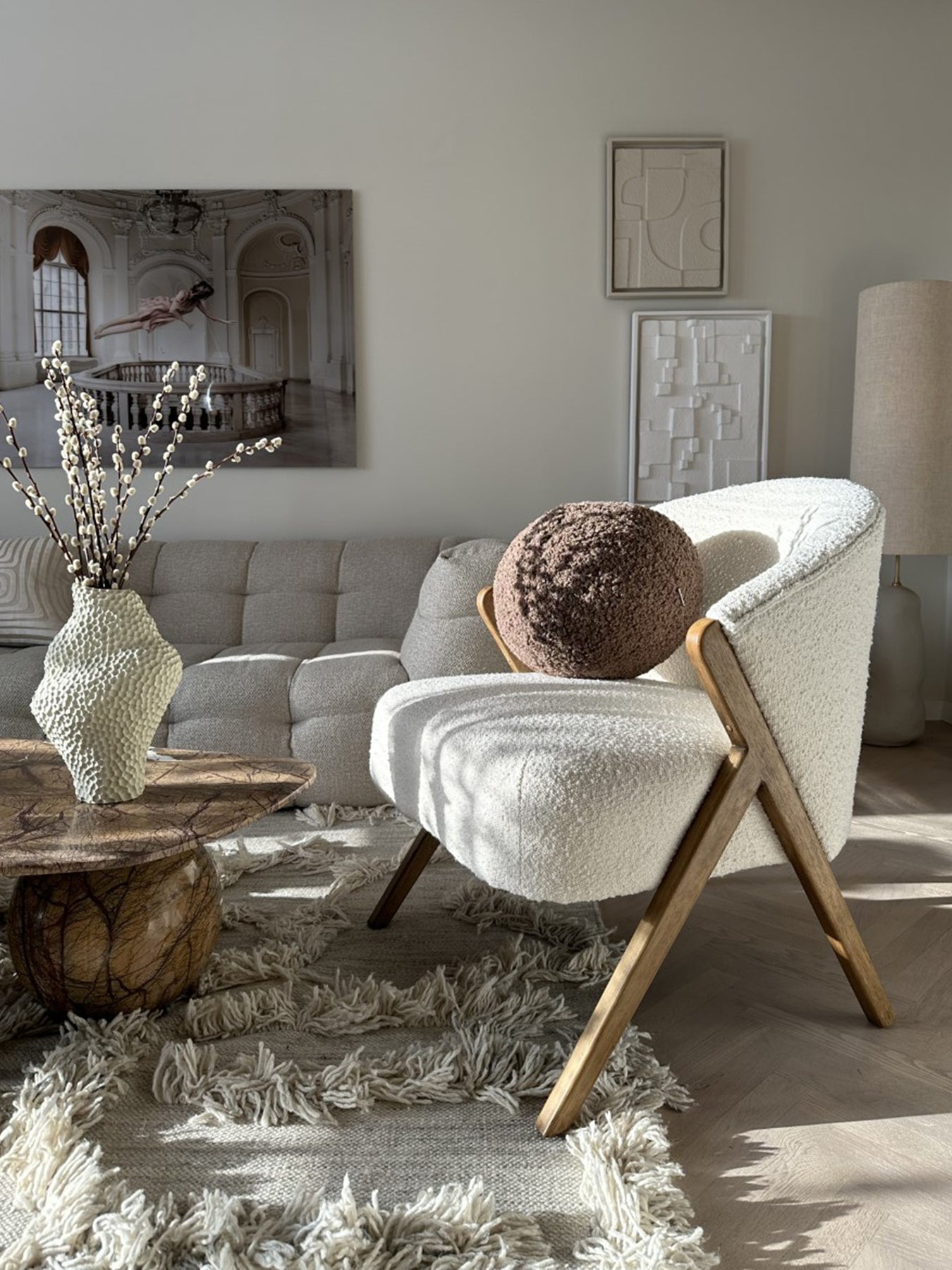 Elsie Cushion Cinnamon