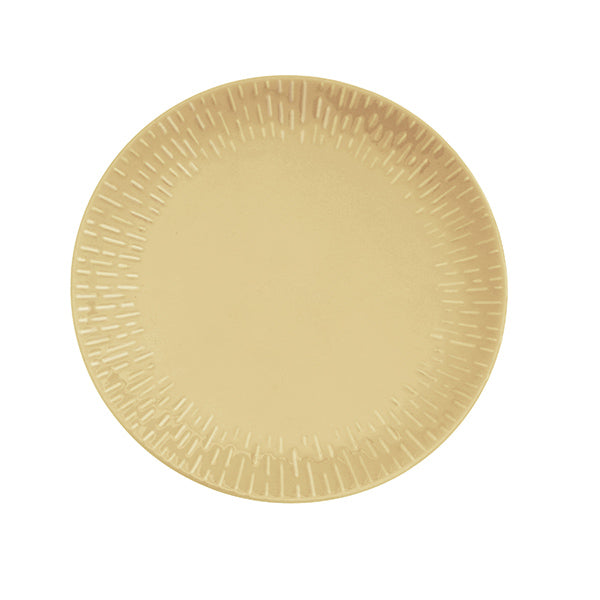 Confetti Mustard Middag tall. 27 cm