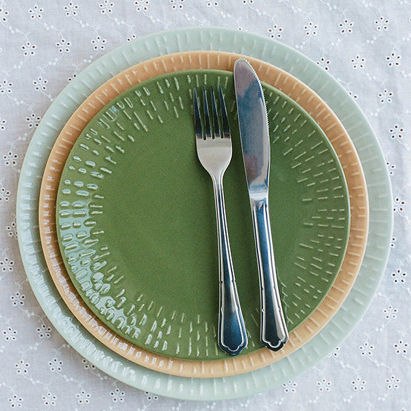 Confetti Pistachio middag tall. 27,5 cm