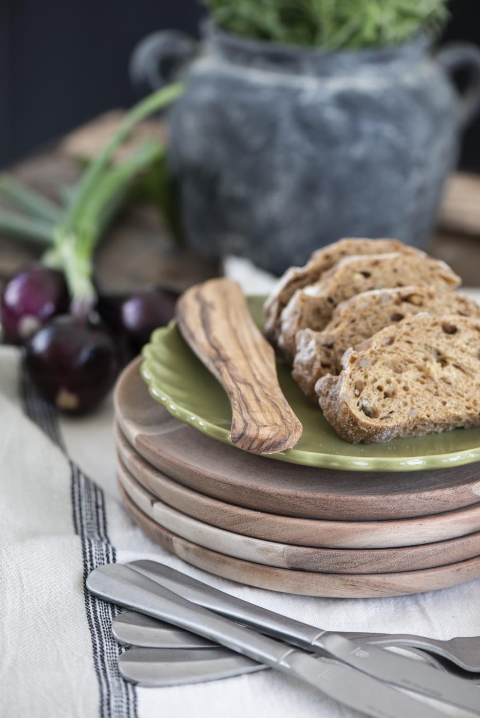 Smørekniv Olivia oliventræ