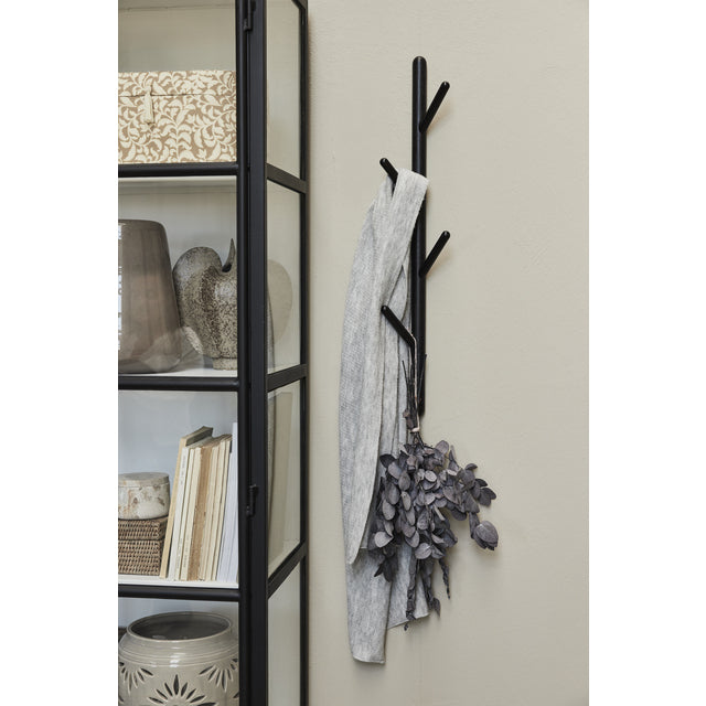 Ellie coat rack 17X10X75 cm. Black