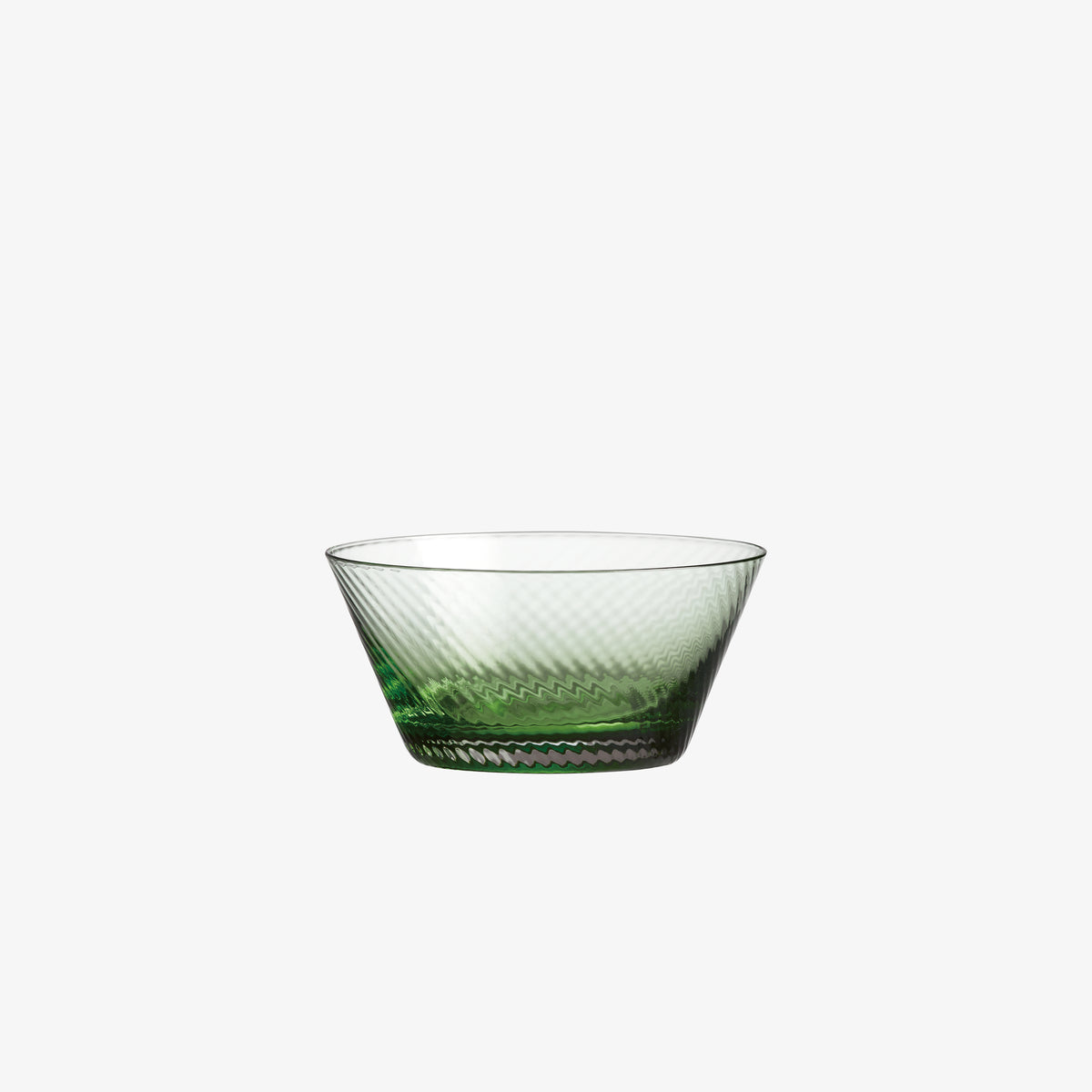RAW unique green swirl bowl