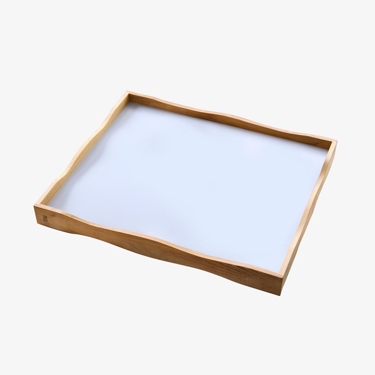 RAW Teak vendbar bakke