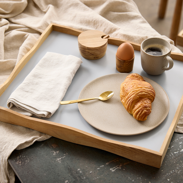 RAW Teak vendbar bakke