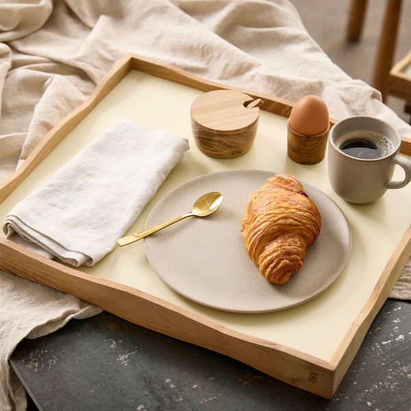 RAW Teak vendbar bakke