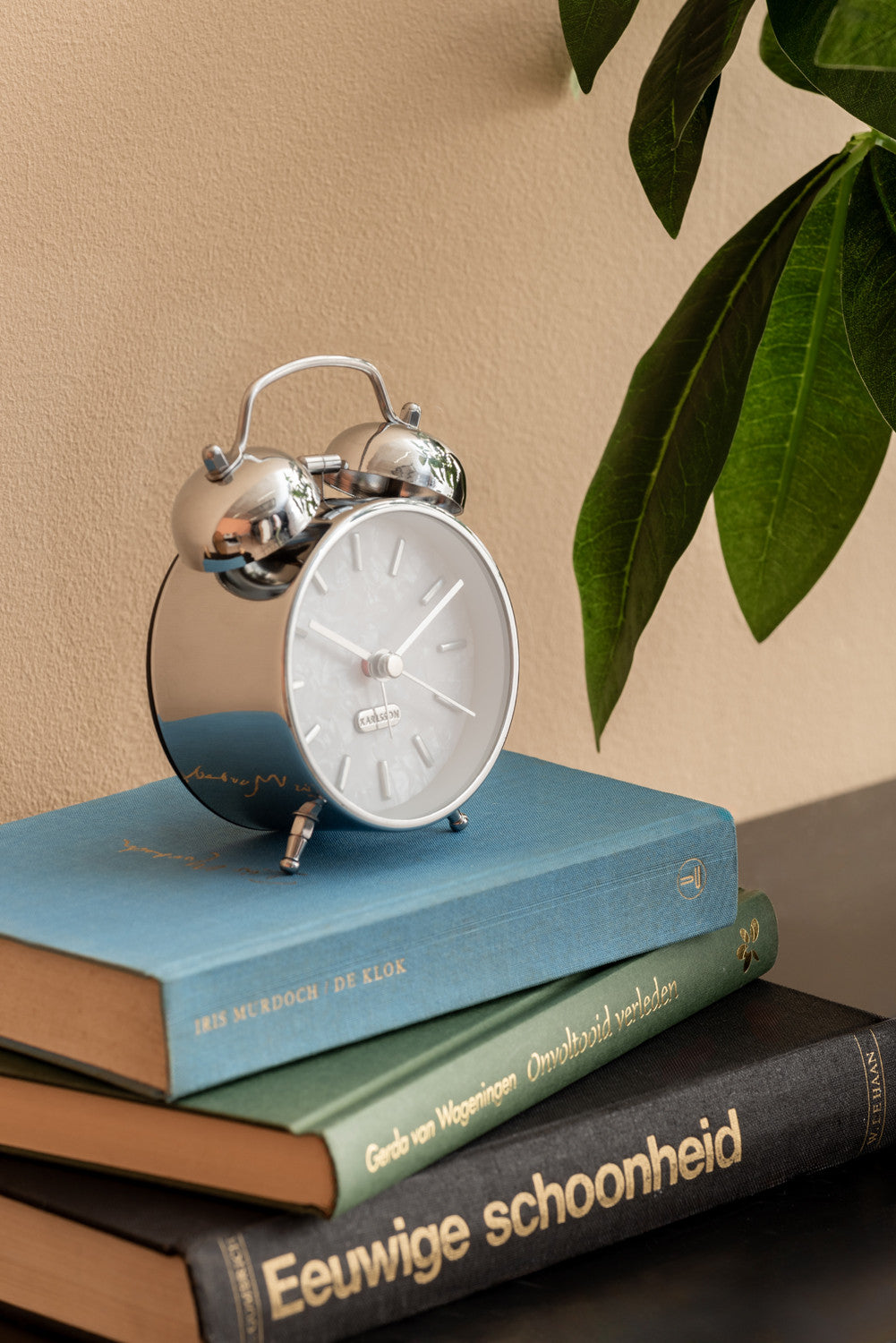 Alarm clock Pearl Glow Chrome plat