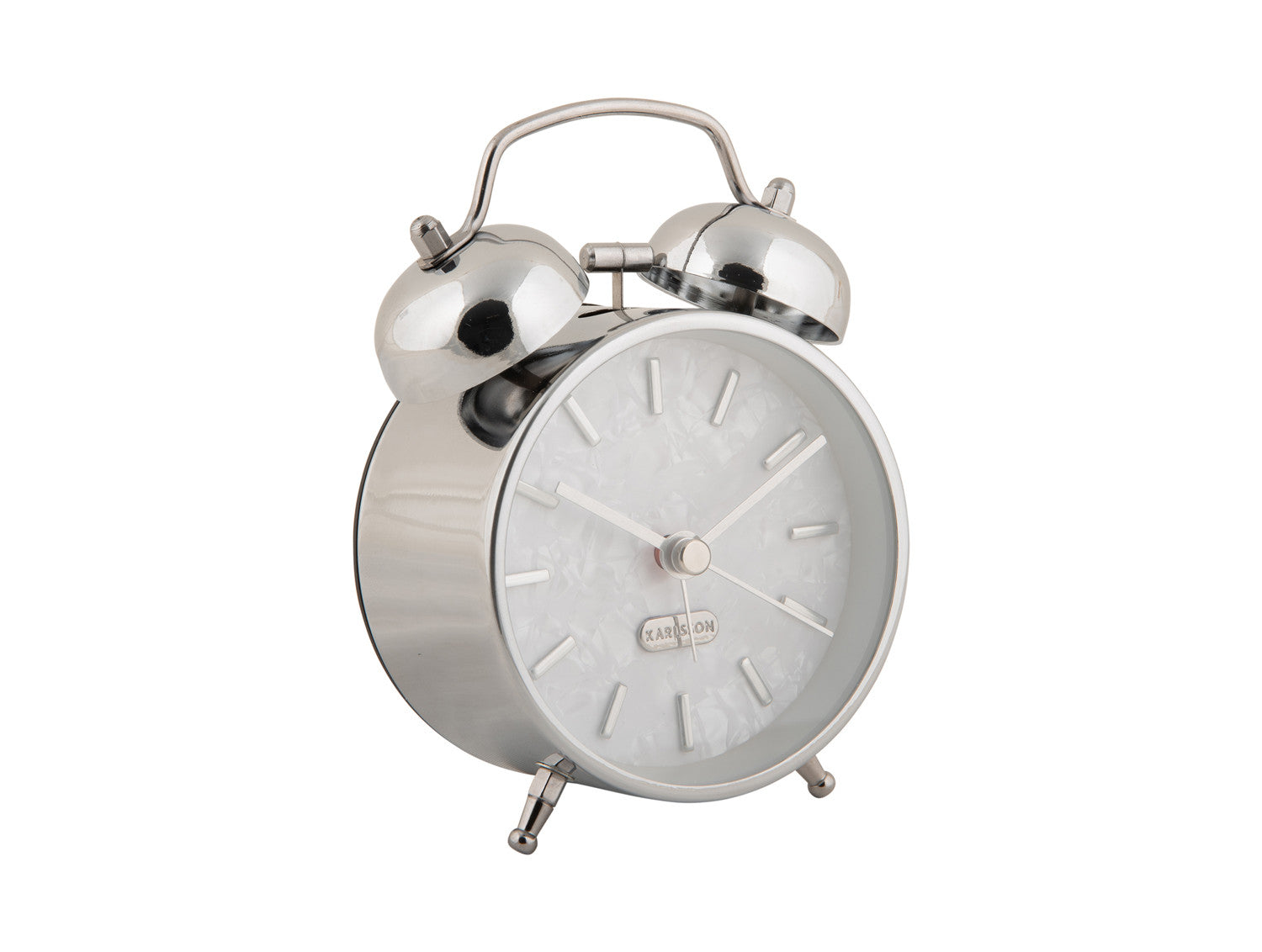 Alarm clock Pearl Glow Chrome plat