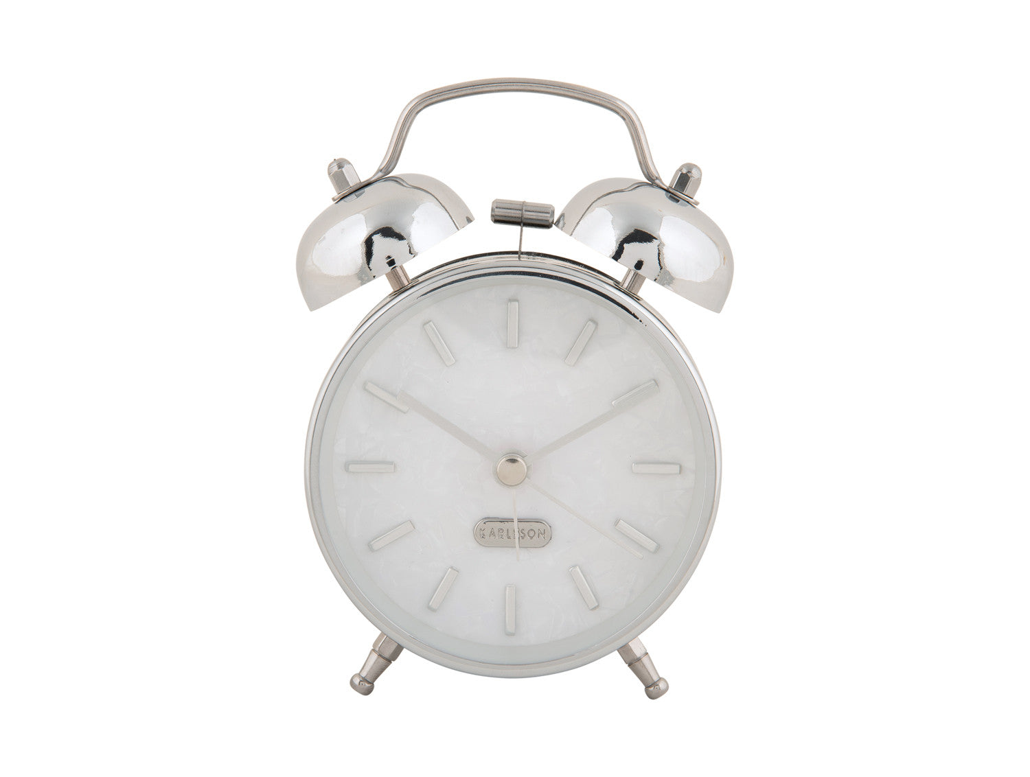 Alarm clock Pearl Glow Chrome plat