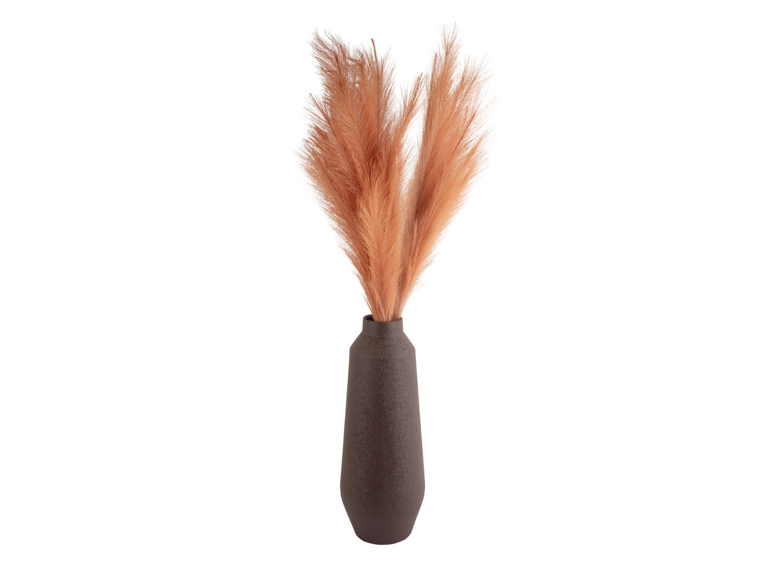 Vase boaz pin high chocolate brown