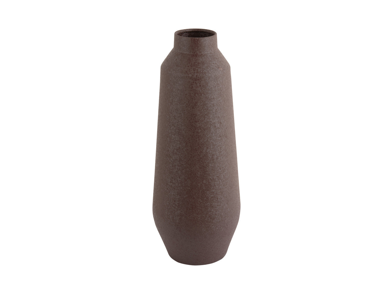Vase boaz pin high chocolate brown