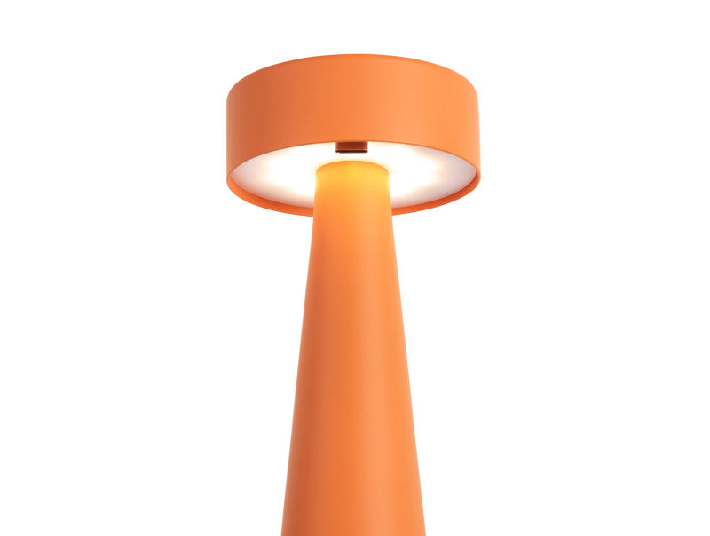 Table Lamp mini LED ring bright orange