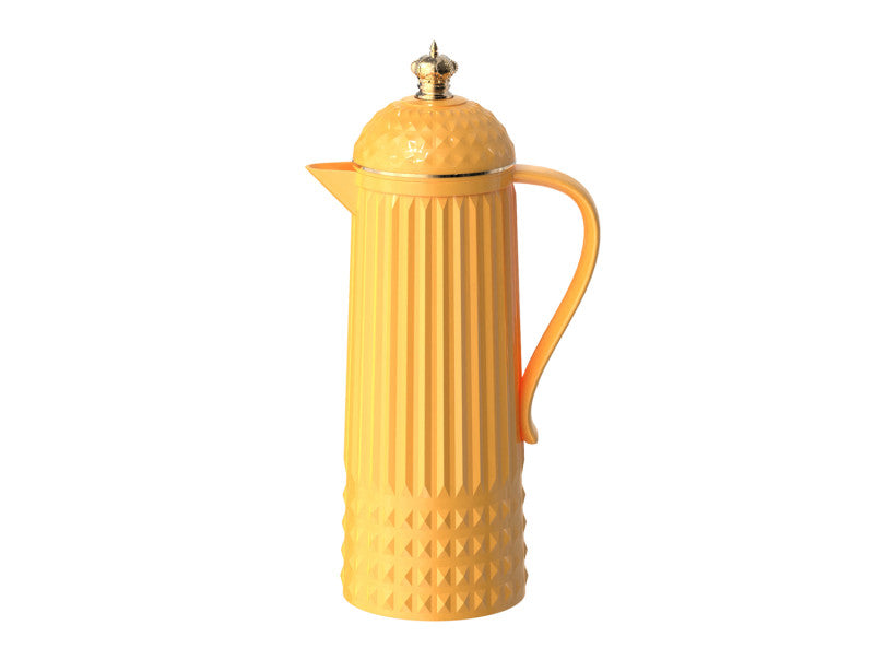Thermos Bottle crown brigt yellow