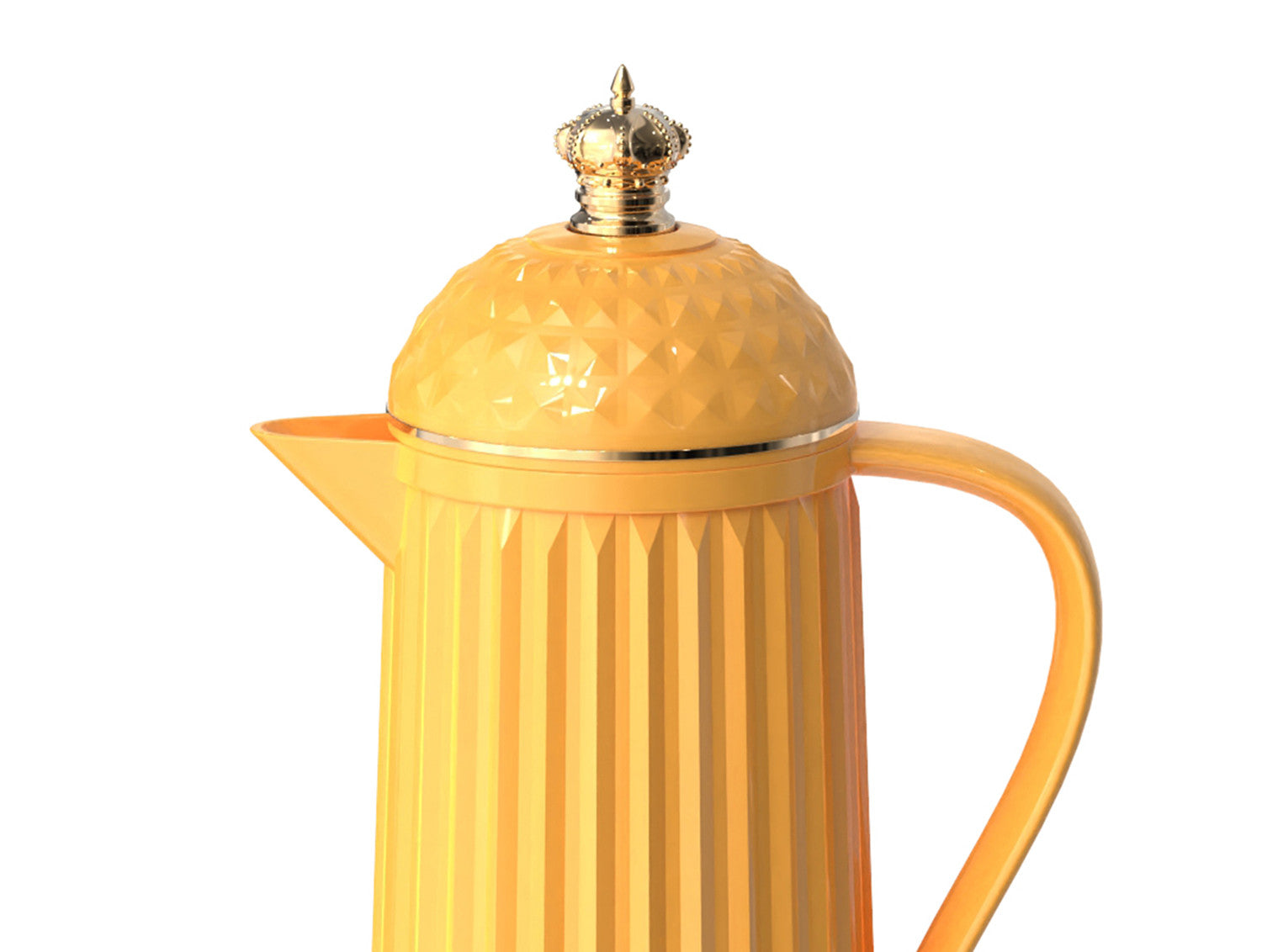 Thermos Bottle crown brigt yellow