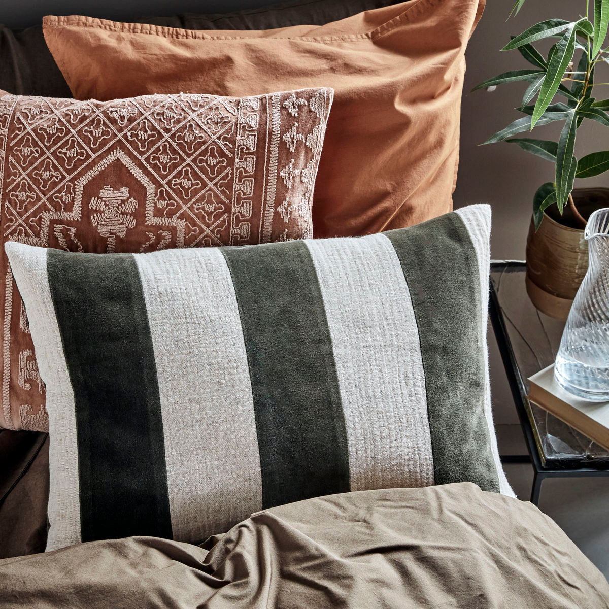 Cushion W/cover, HDSona Green
