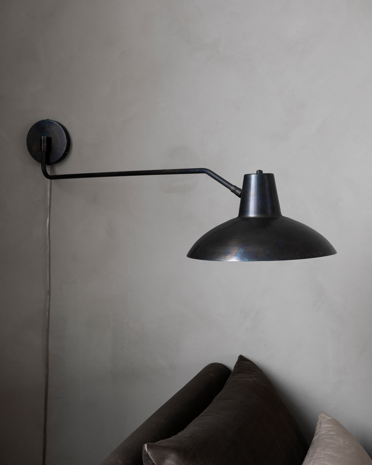 Wall lamp, HDDesk, Antique brown