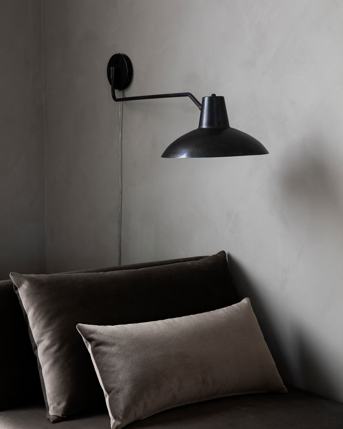 Wall lamp, HDDesk, Antique brown
