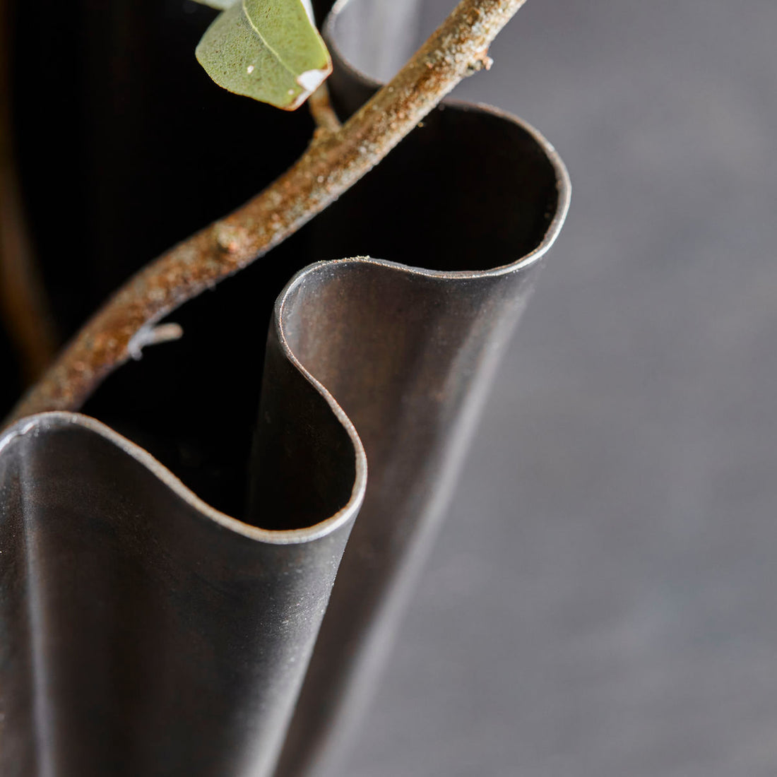 Vase, HDFlood, Antique brown