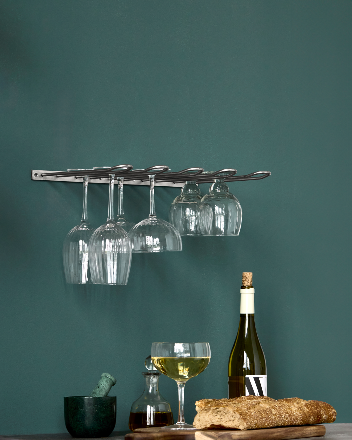 Glass rack, HDStilio, Antique silver