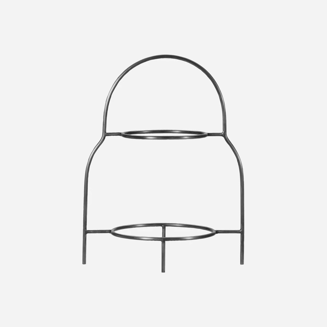Plate stand, HDSana2, Silver finish