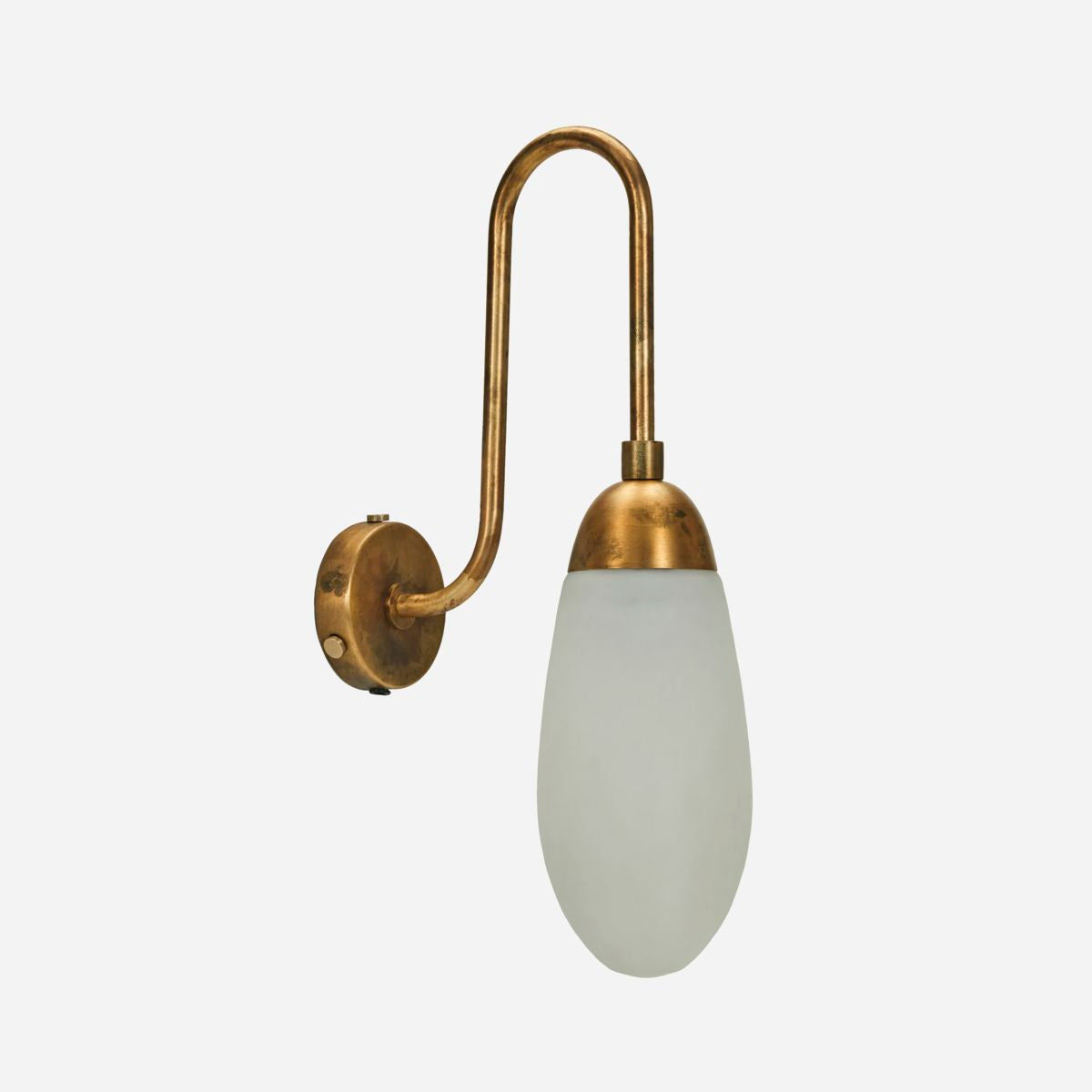Wall lamp, Drop, Antique brown