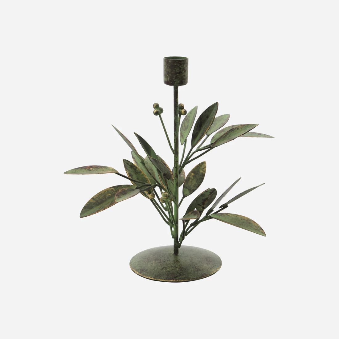 Candle stand, HDLeaves, Antique green