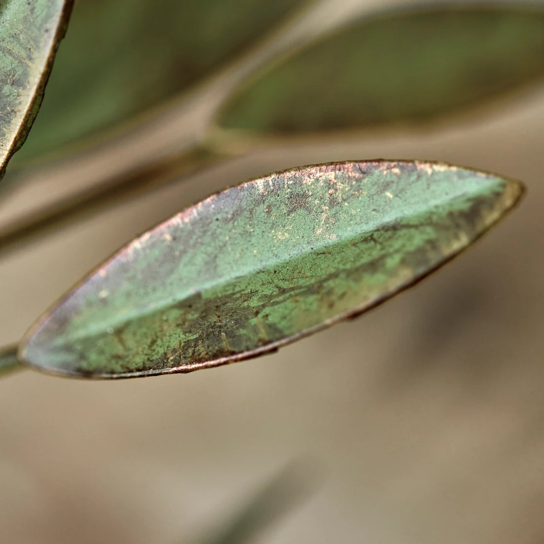 Candle stand, HDLeaves, Antique green