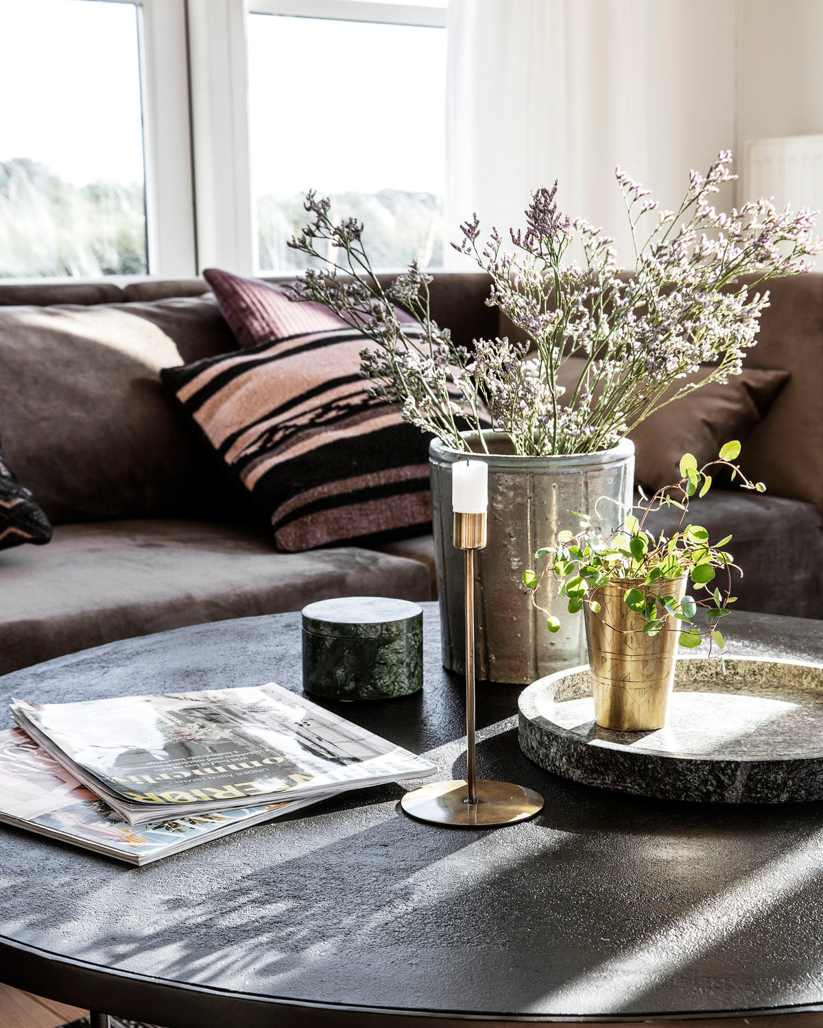 Candle stand - HDAnit - Antique - brass