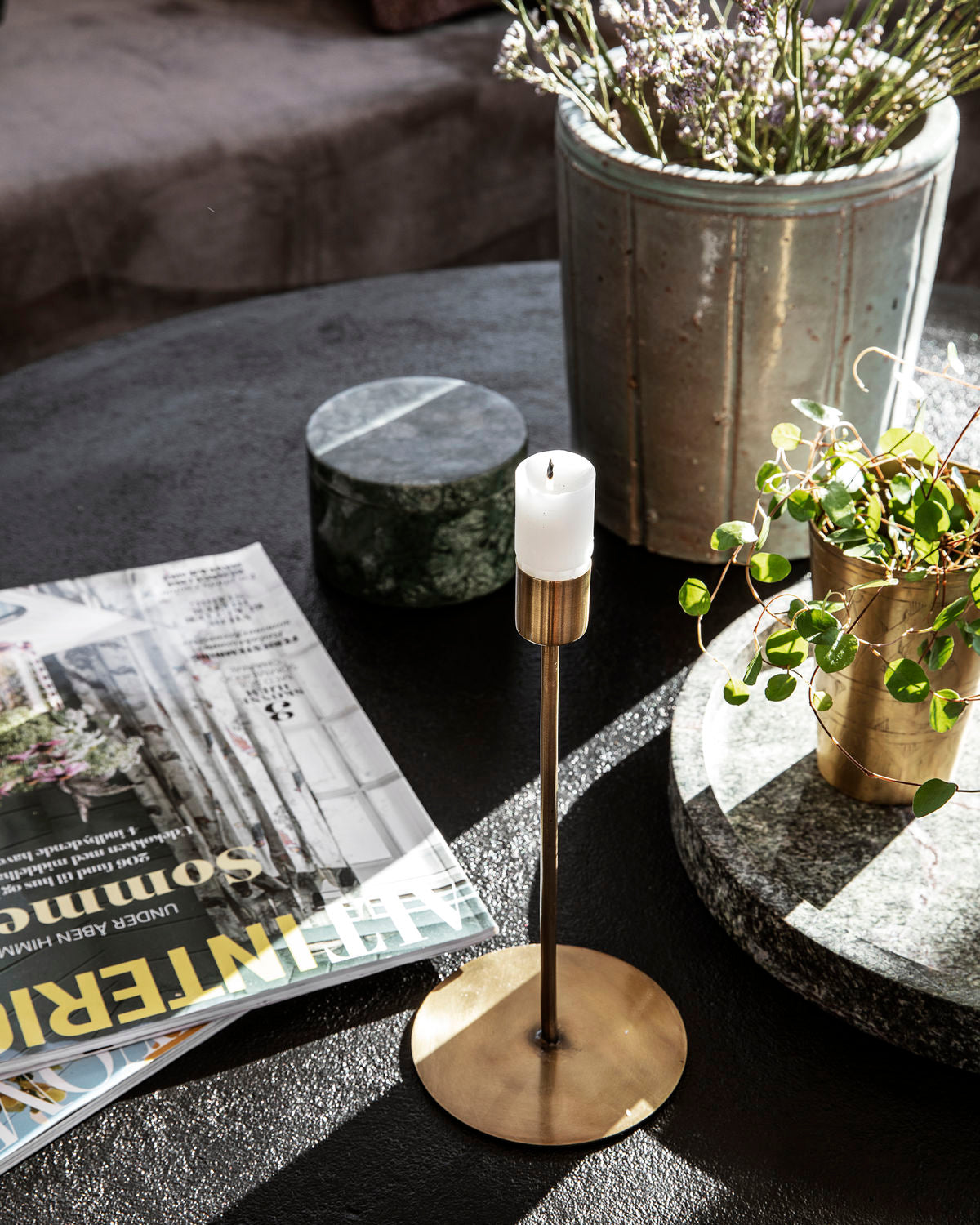 Candle stand - HDAnit - Antique - brass
