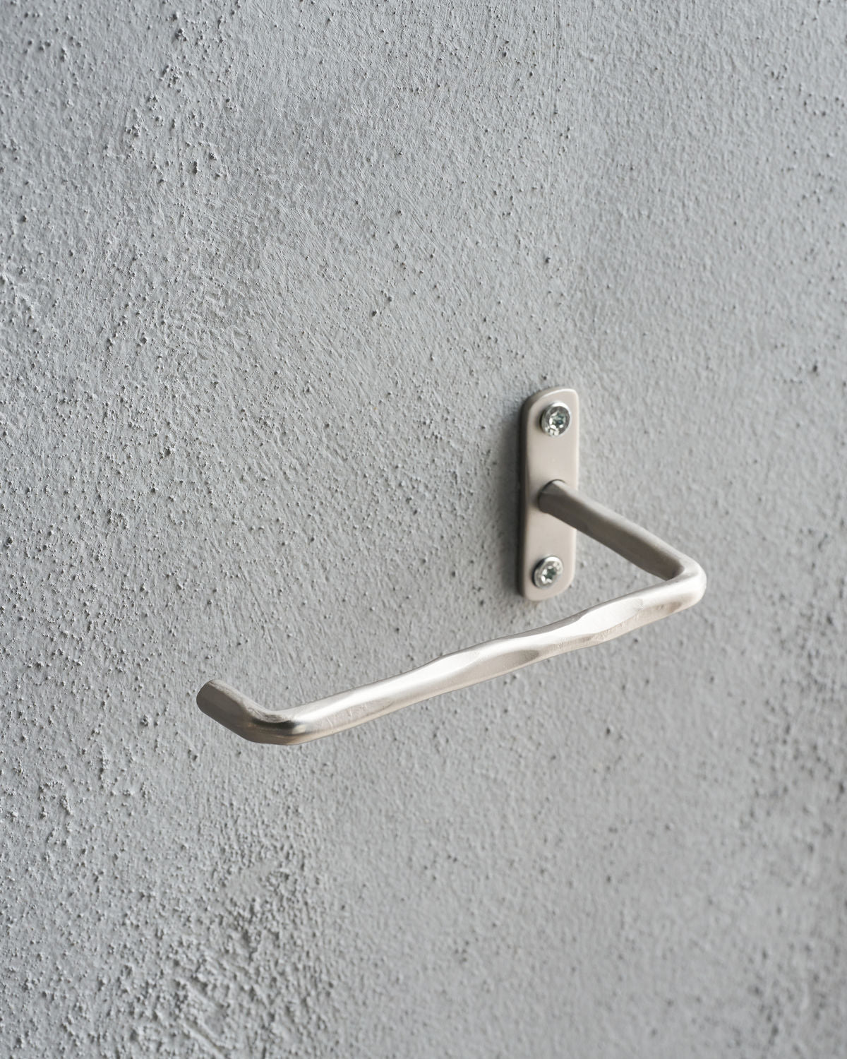 Toilet paper holder, Welo, Brushed silver