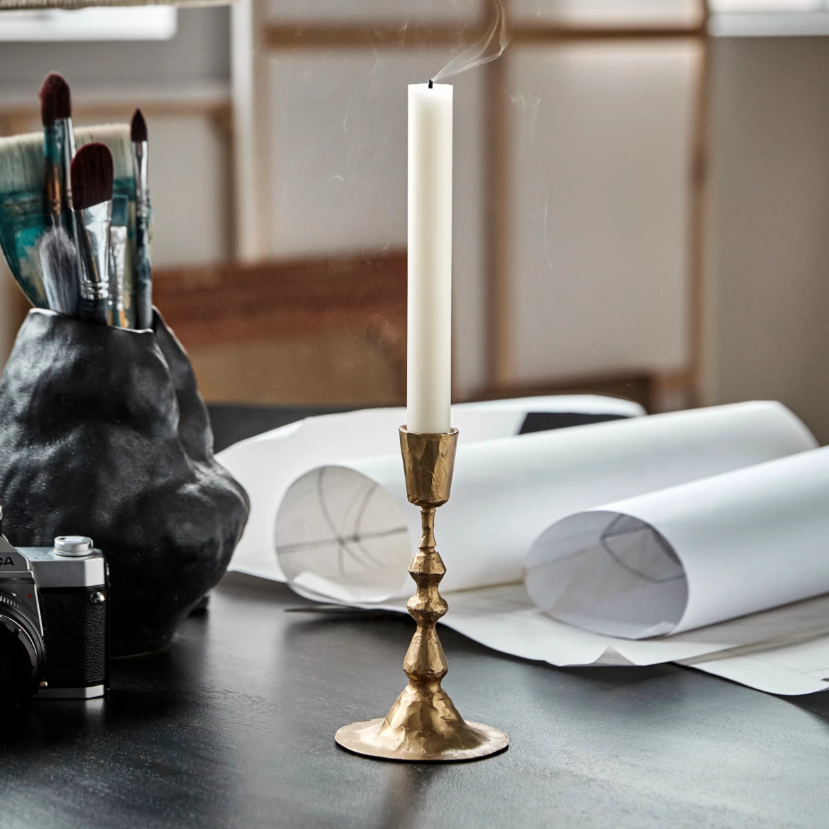 Candle stand, HDDon, Antique gold