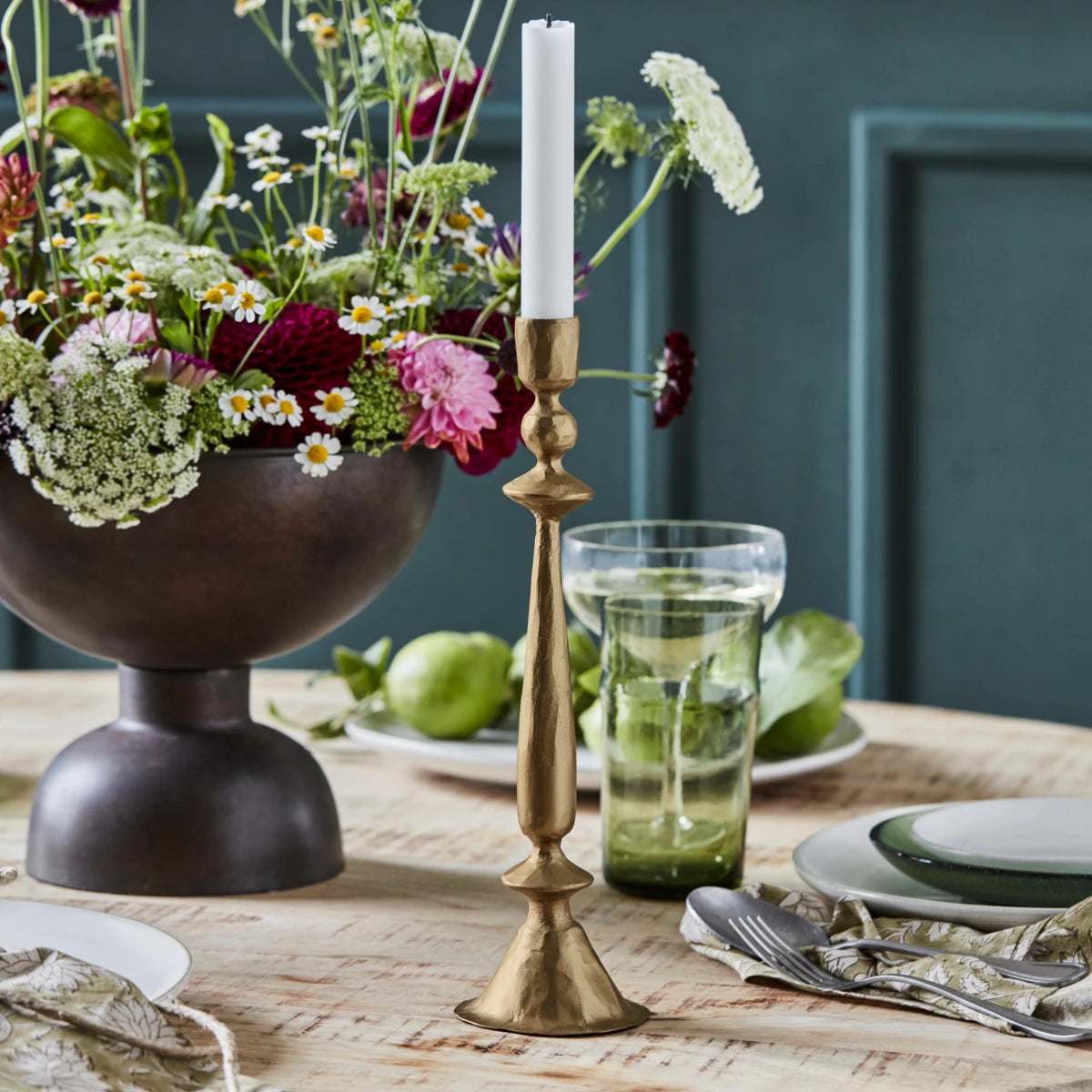 Candle stand, HDLumi, Antique gold