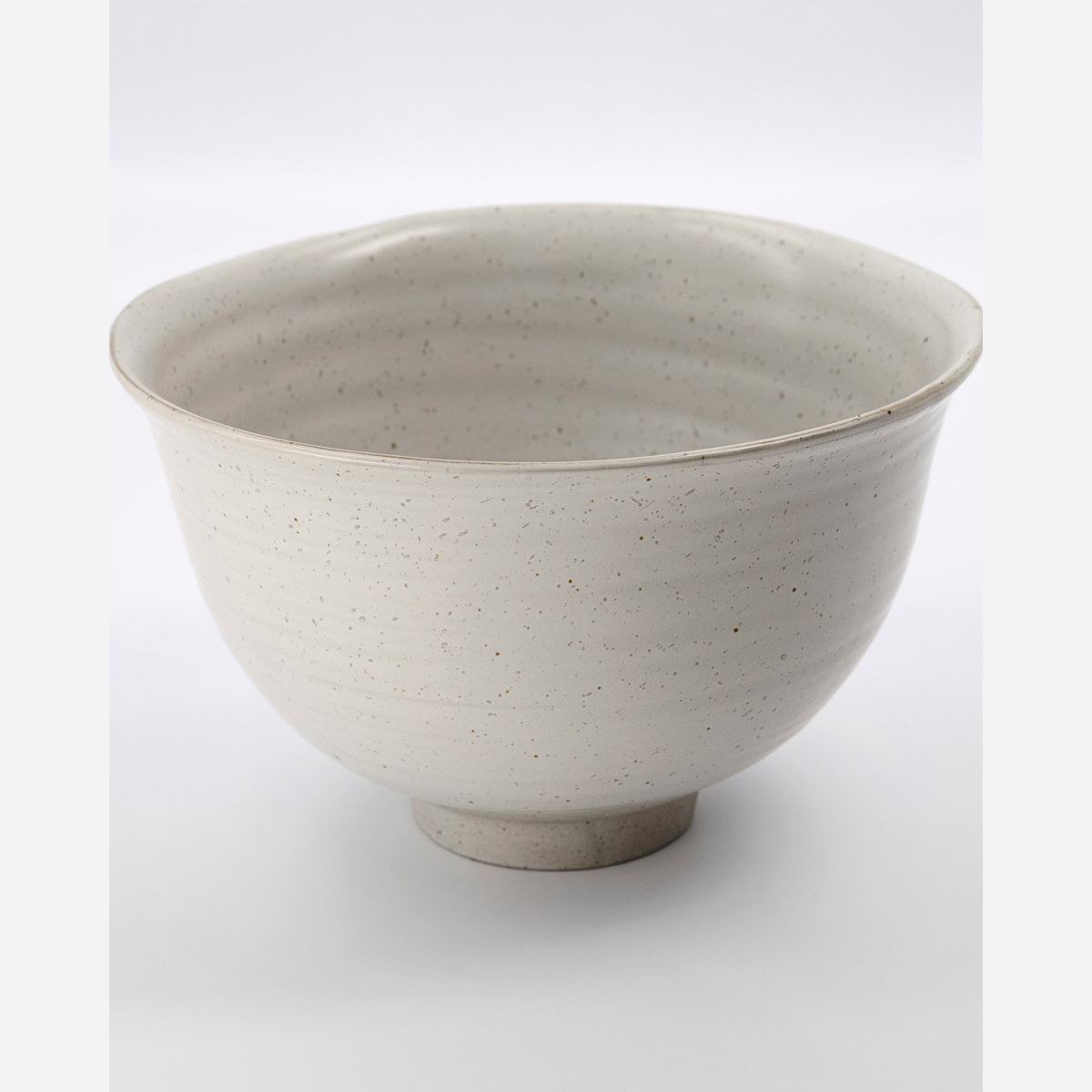 Bowl grey, white