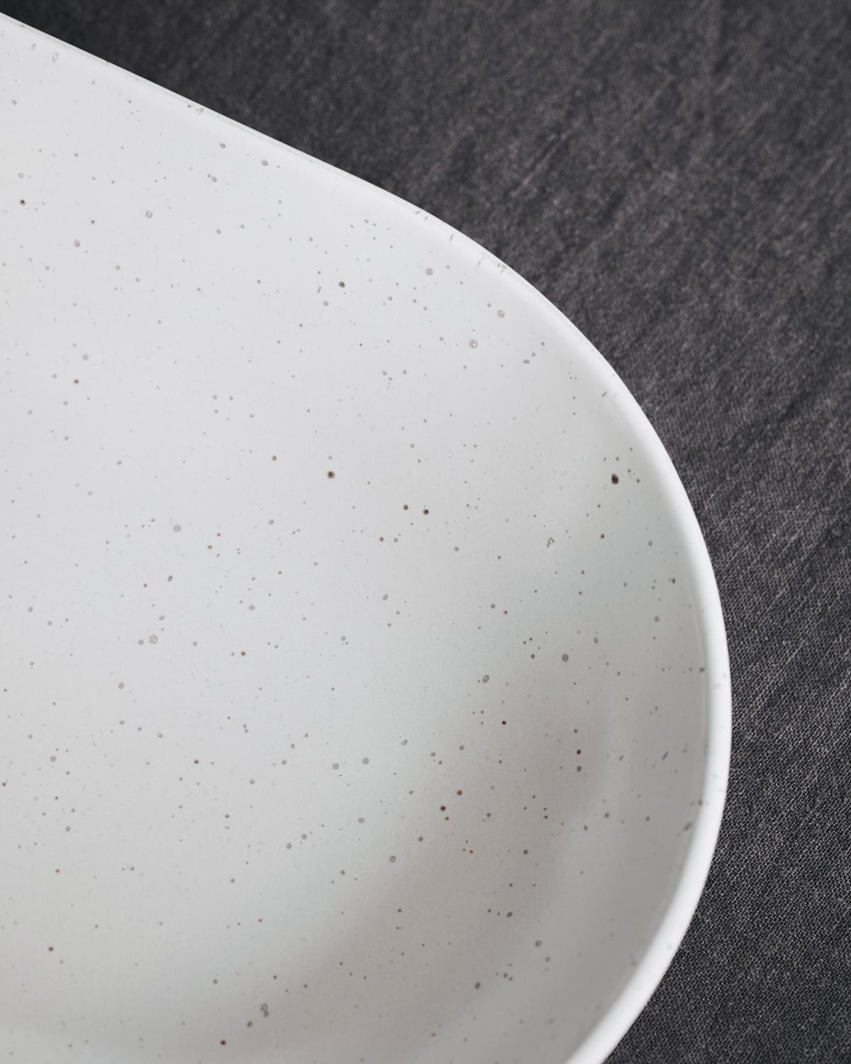 Servingdish HDPion, grey,white