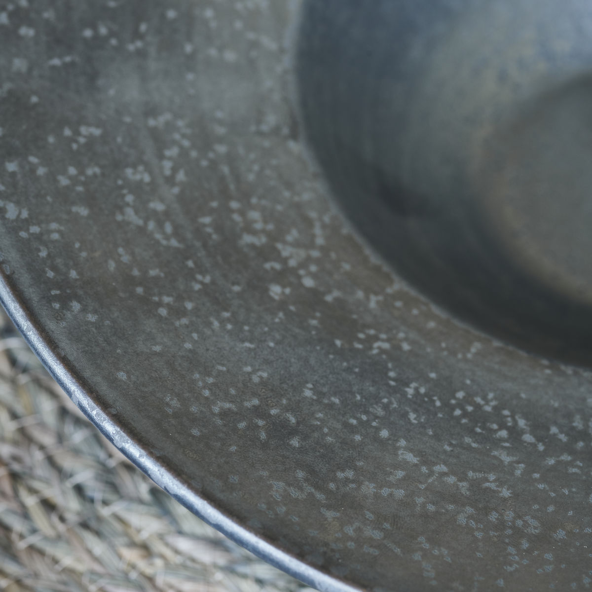 Pasta plate, HDPion, Black;Brown