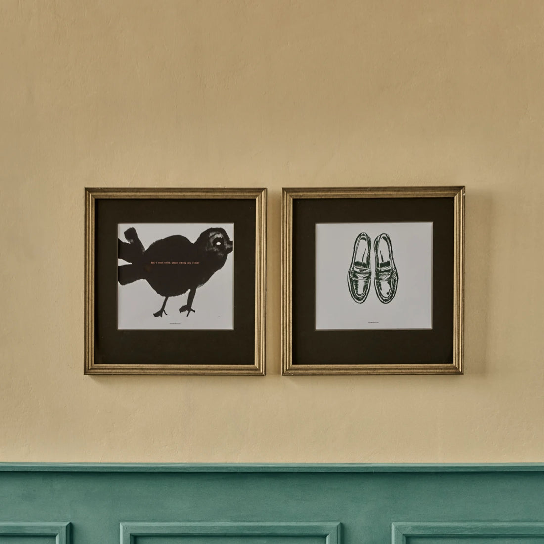 Wall art, HDshoe, Dark green