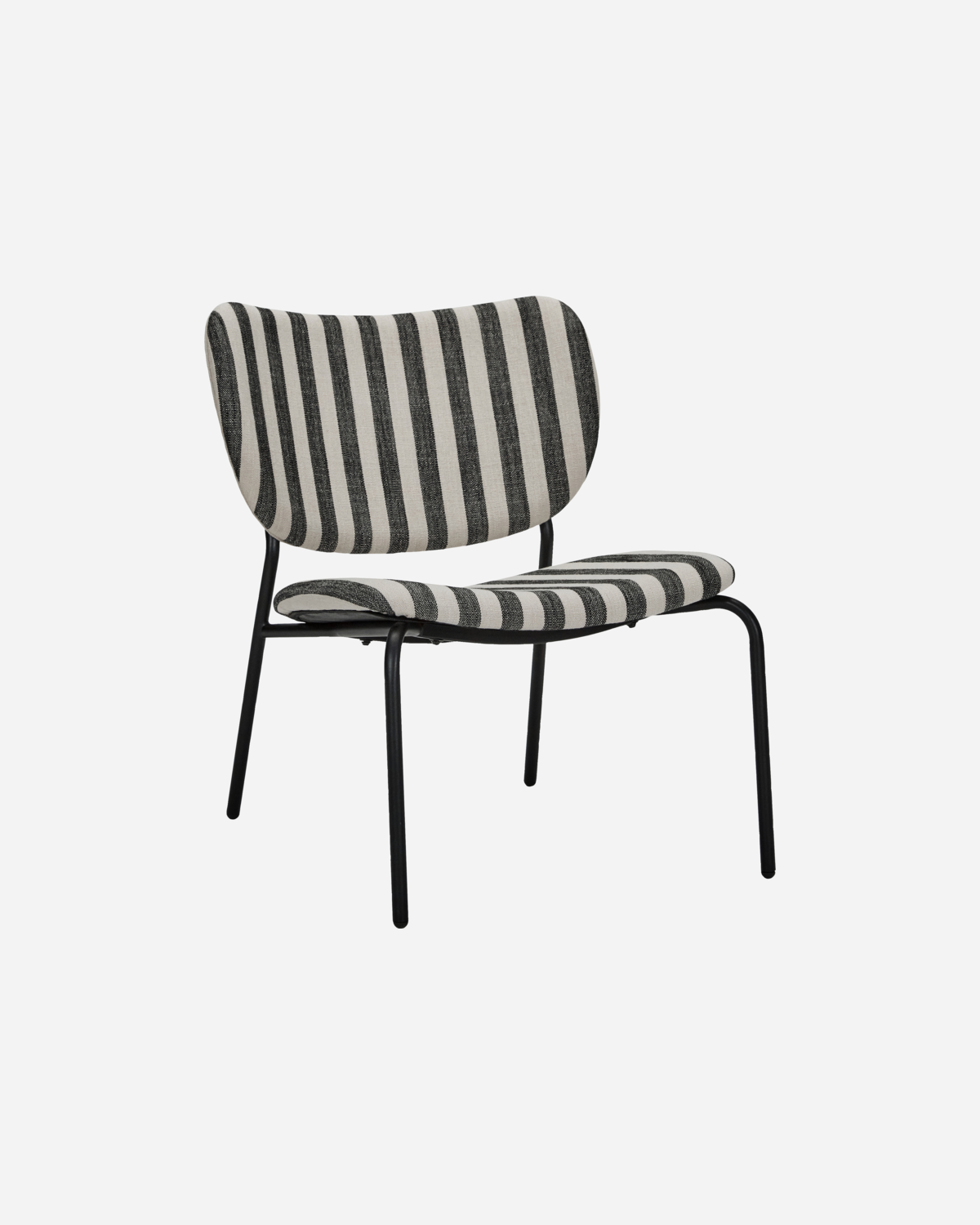 Lounge chair HDLonga black, white