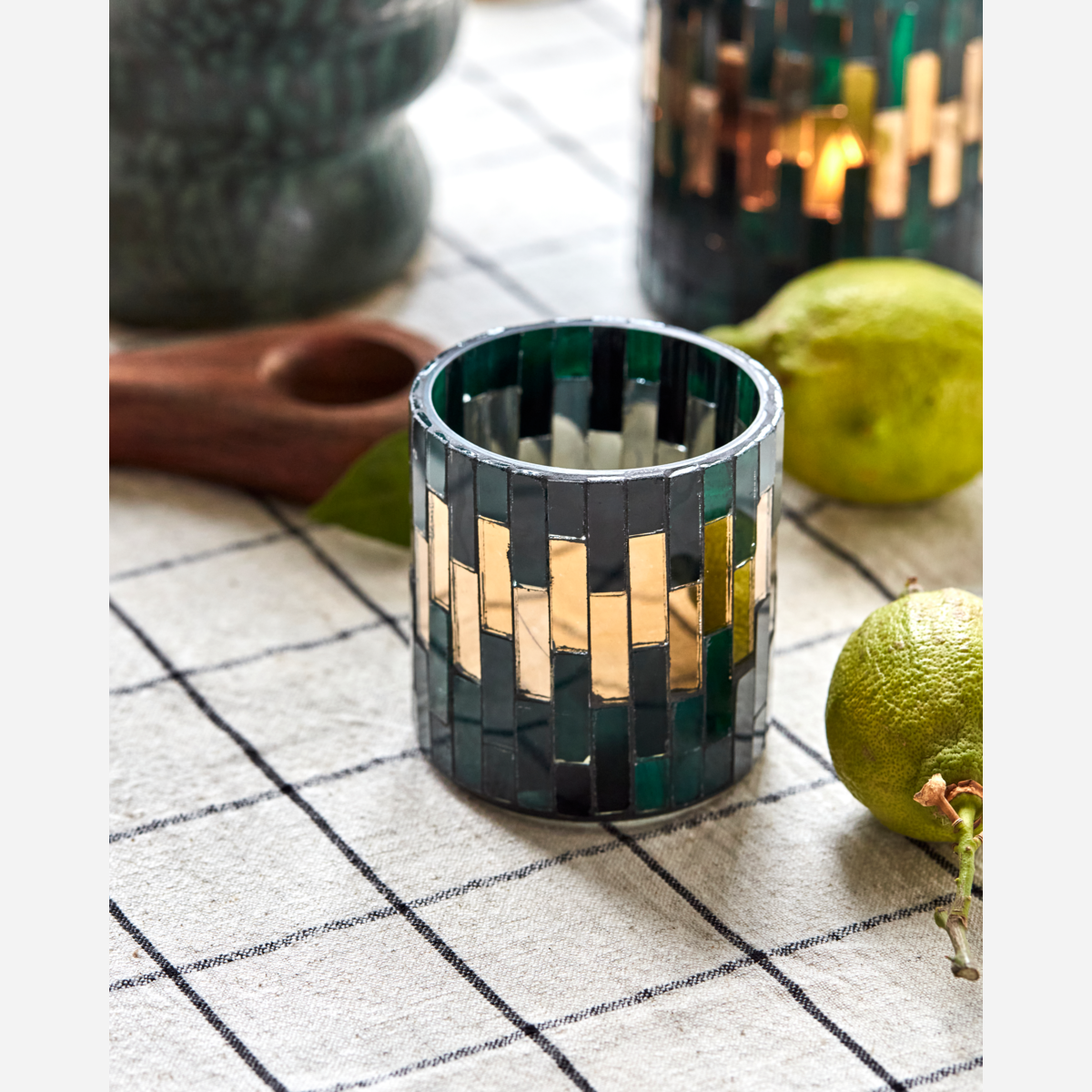 Tealight holder, HDshine, green