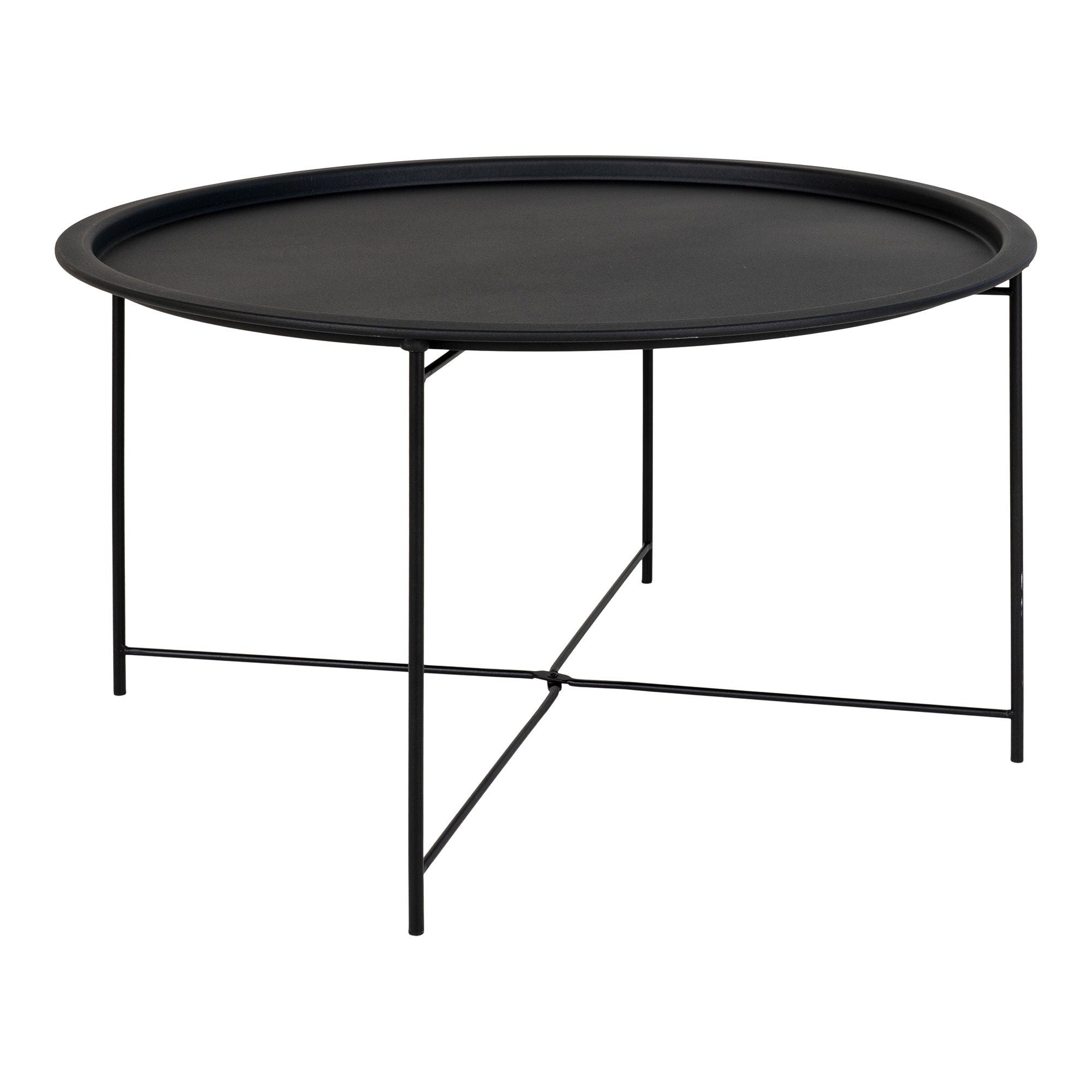 Bastia coffee table in steel, black