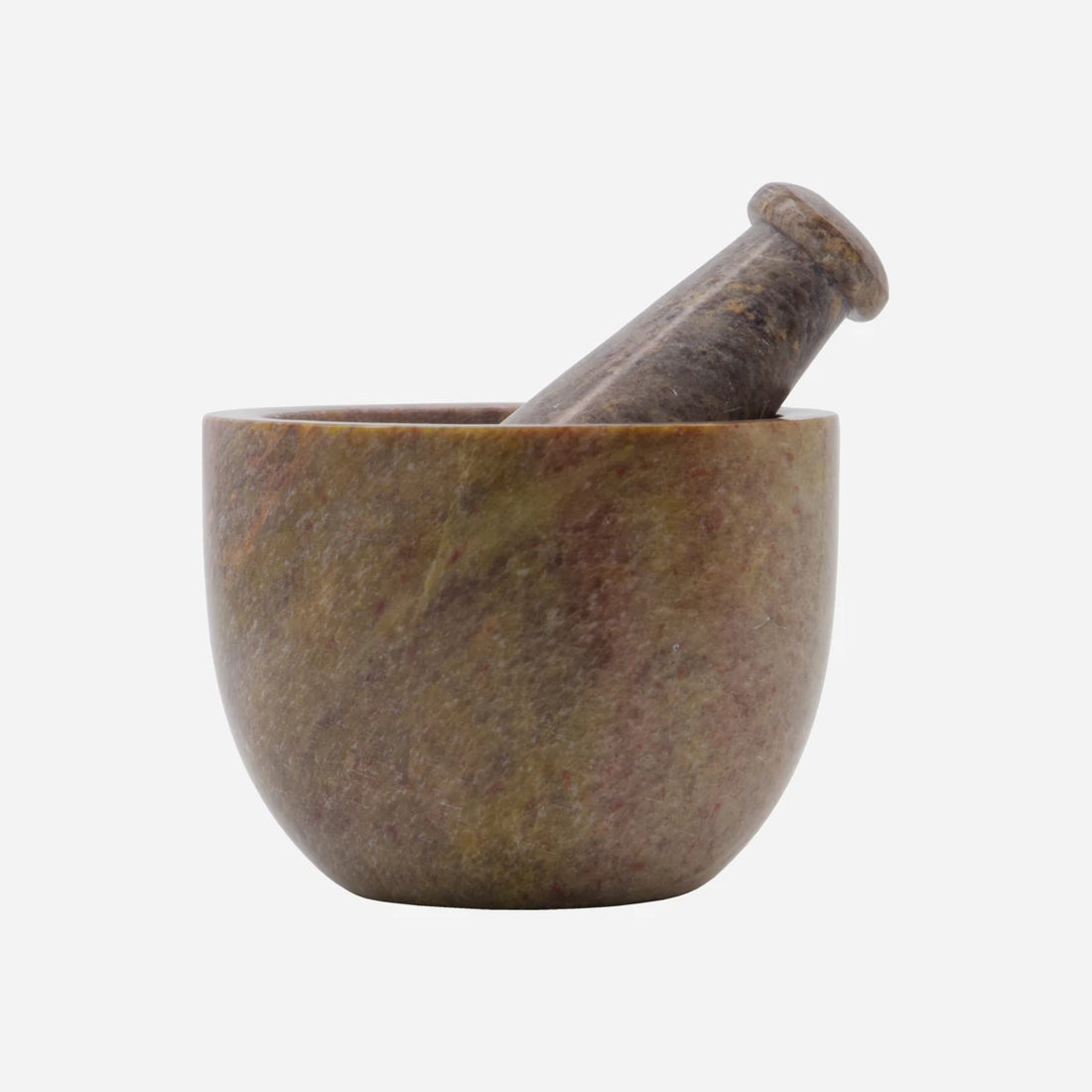 Mortar w. pestle HDArb, Brown