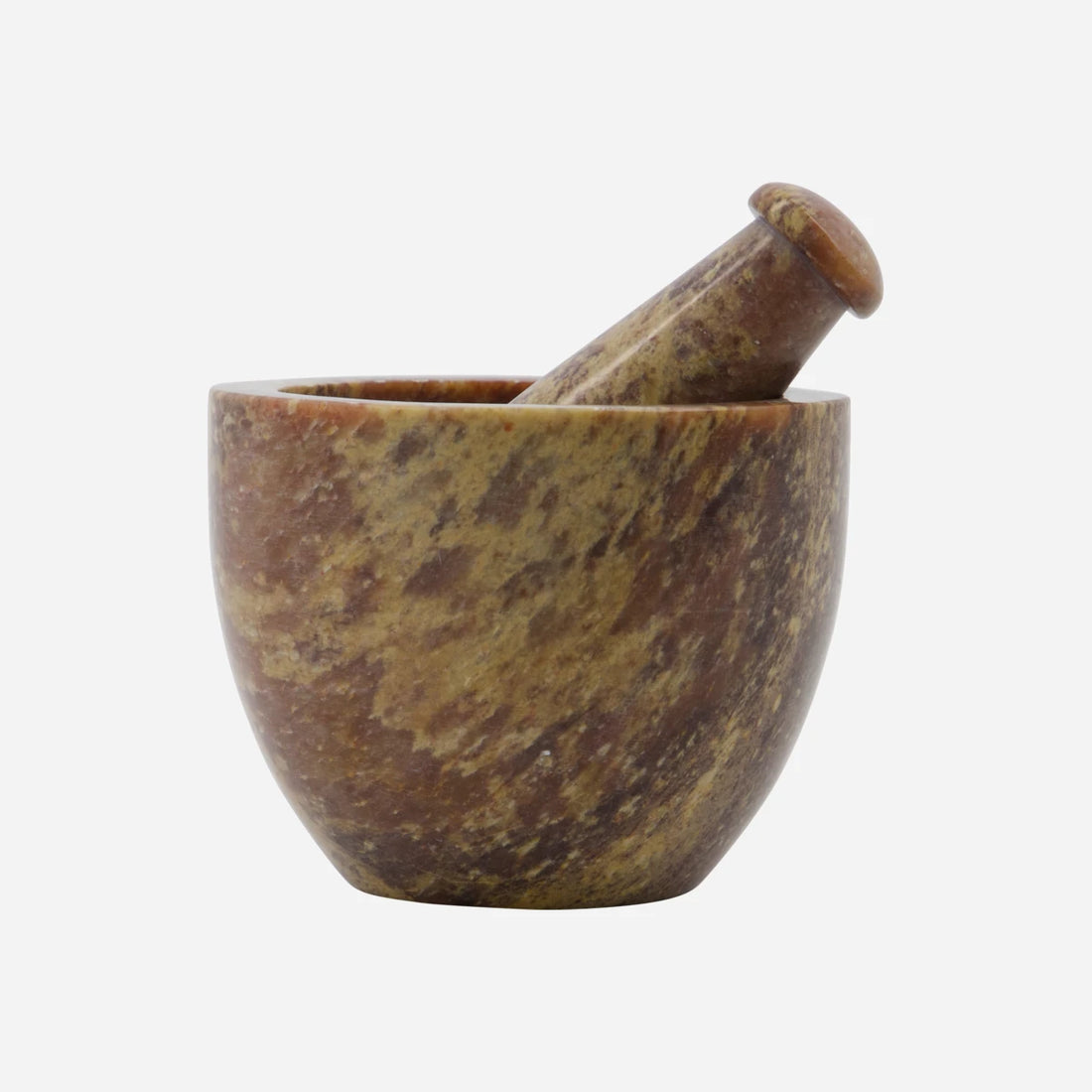 Mortar w. pestle HDArb, Brown