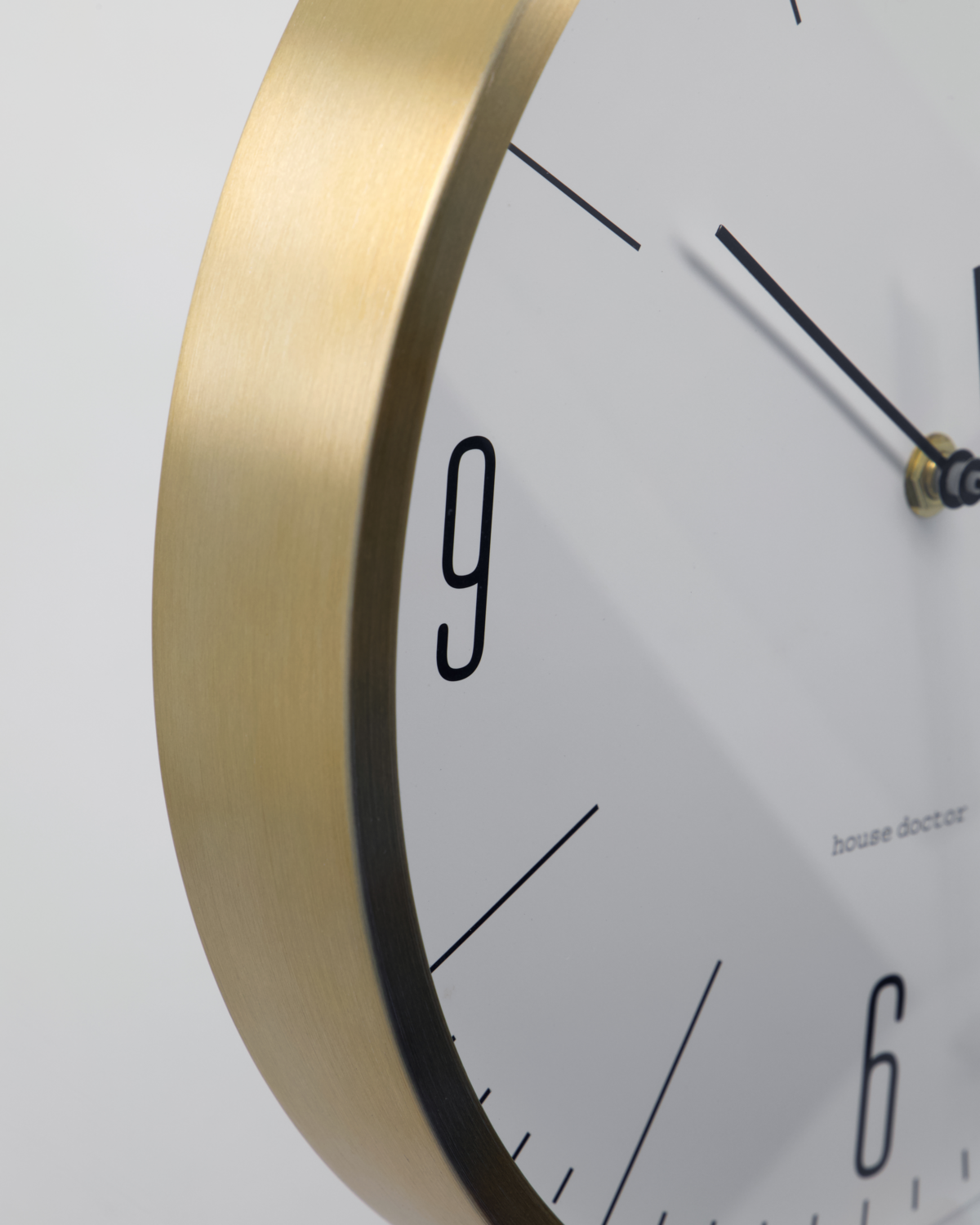 Wall clock, HDHour, golden