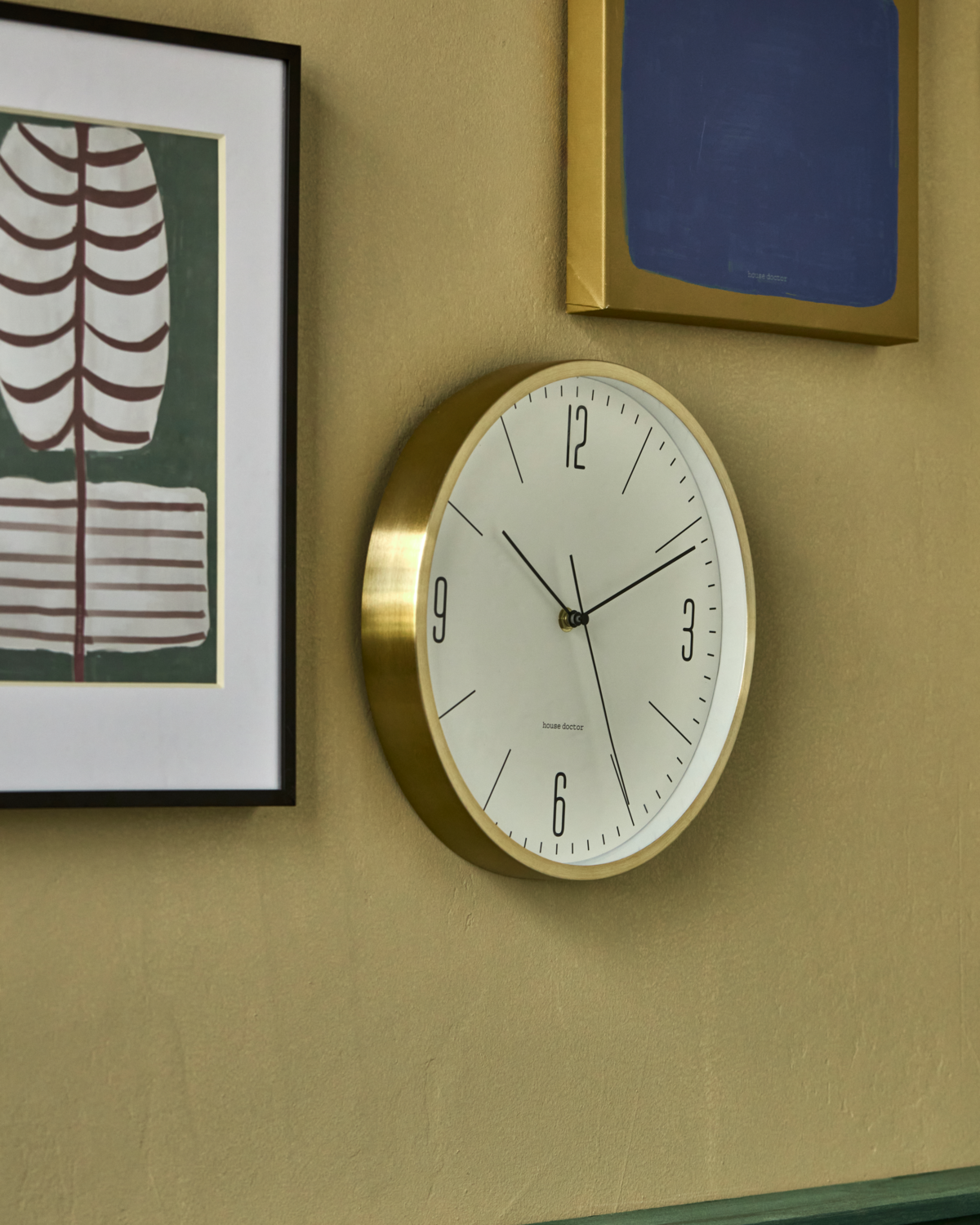 Wall clock, HDHour, golden