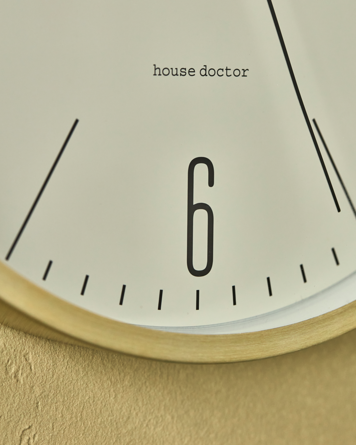 Wall clock, HDHour, golden