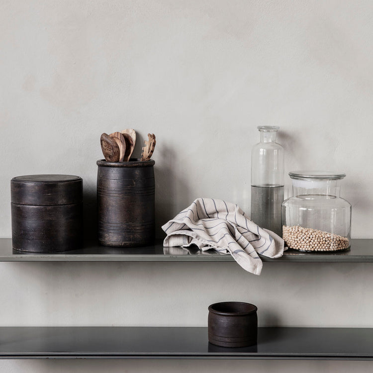 Bottle w. lid, HDFarma, Clear