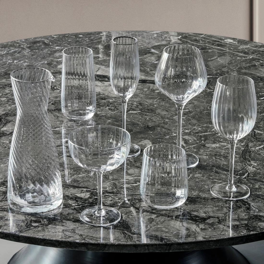 Carafe, Rill, Clear