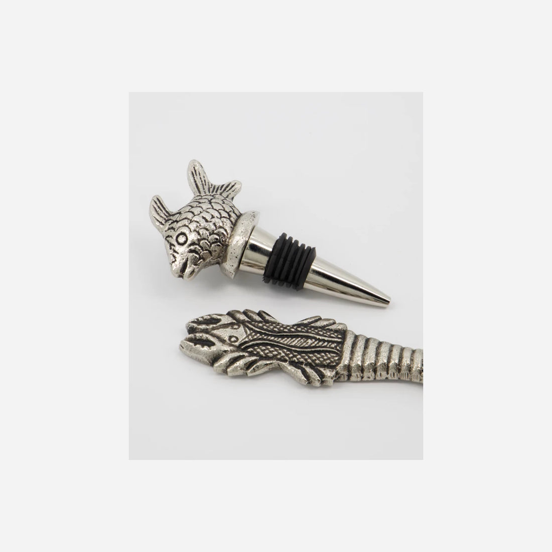 Bar accessories, HDfish, antique silver