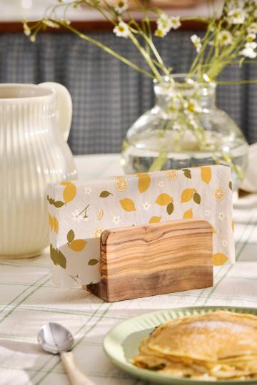 Serviettholder oliventræ